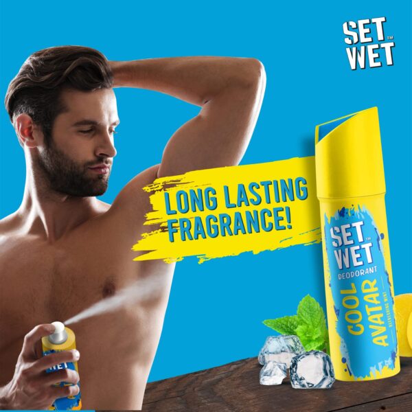 SET WET Deodorant Spray Perfume Cool, Charm & Swag Avatar fo...