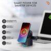DRAVINA Qi2 Magnetic Wireless 3-in-1Charging Station Mag-Saf...