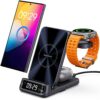 SwanScout 708S Wireless Charging Station for Samsung S25/Wat...