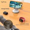 Lifelong Zerocord Wireless Charger 23 W 3 in 1 Foldable Mags...