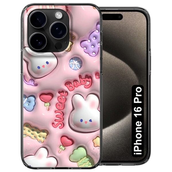 Fashionury Designer Soft Back Cover Case Compatible for Appl...