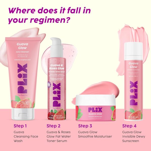 PLIX - THE PLANT FIX Guava & Roses Glow Fat Water Toner Seru...