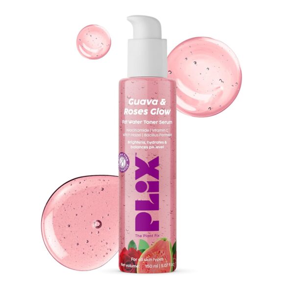 PLIX - THE PLANT FIX Guava & Roses Glow Fat Water Toner Seru...