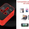 rts 224+ Countries Universal Travel Adapter with USB-C Type ...