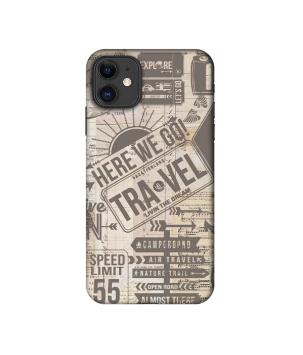 Casotec Basic Case for Apple iPhone 11 (Plastic_Multicolor)