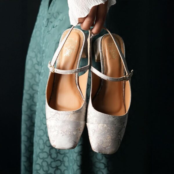 Theater Women Mary Jane Block Heels | Square Toe Slingback S...