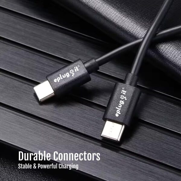 Eplugit Type C to type C 5A (100W) Data Sync & Fast Charging...
