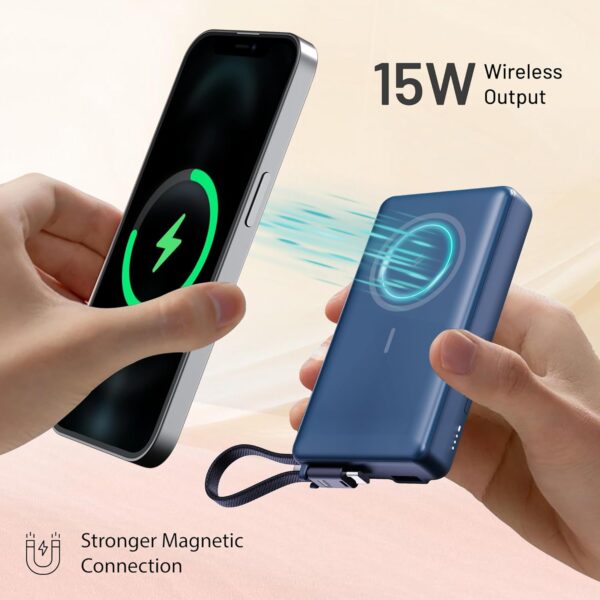 pTron Dynamo Dash Magnetic Wireless 10000mAh Fast Charging S...