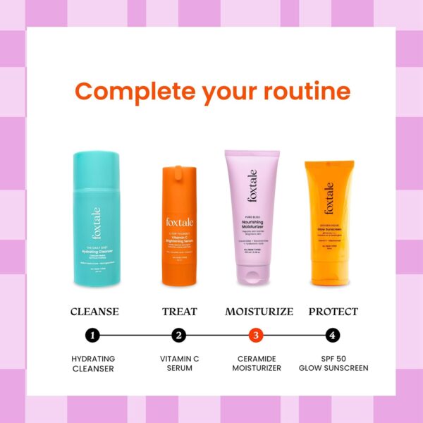 Foxtale Nourishing Ceramide Face Moisturizer with Niacinamid...