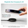 Ambrane 15W Qi-2 MagSafe Wireless Charger with 60W Type C Ca...