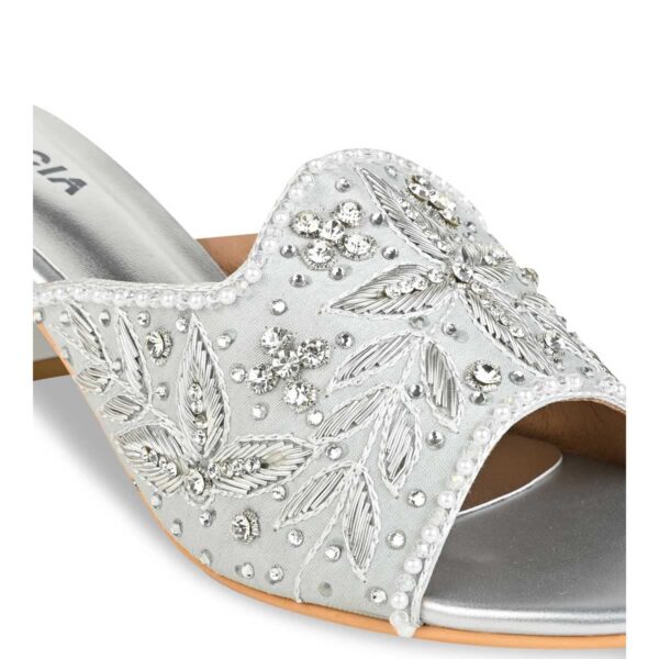 ROCIA By Regal Women Hand Embroidered Block Heels