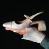 Theater Women Mary Jane Block Heels | Square Toe Slingback S...