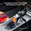 Portronics 51W Car Power 16 Fast Car Charger with Dual Outpu...