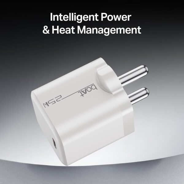 boAt 25W PD Fast Charger with PD & PPS | Auto Detect Chargin...