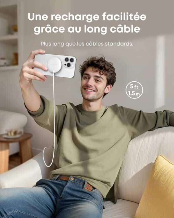 Anker Magsafe Charger Pad Compatible,Maggo iPhone 16 Wireles...