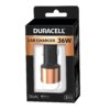 Duracell 36W Fast Car Charger Adapter with Dual USB Port. Qu...