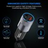 Amkette PowerPro 52W Car Charger Type C + USB A Dual Port | ...