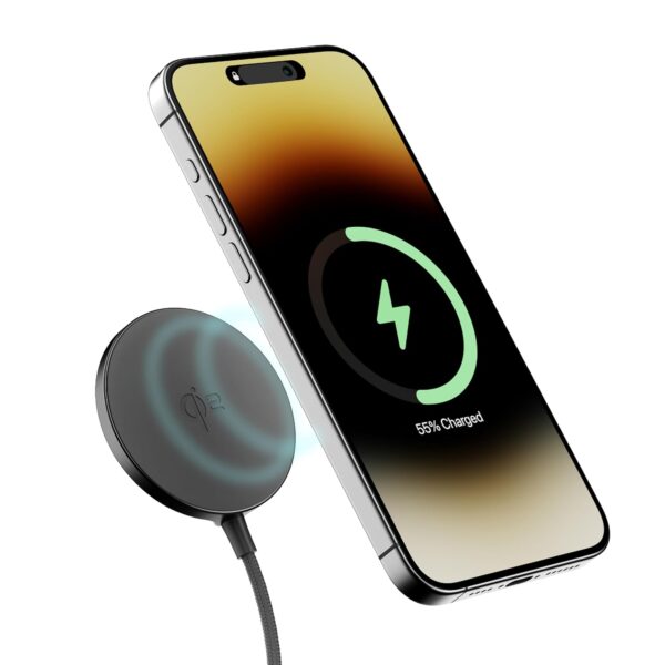 Ambrane 15W Qi-2 MagSafe Wireless Charger with 60W Type C Ca...