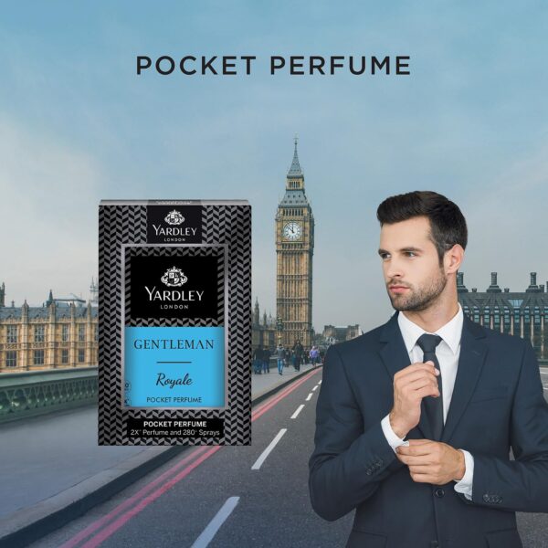 Yardley London Gentleman Royale Compact Perfume for Men, 18m...