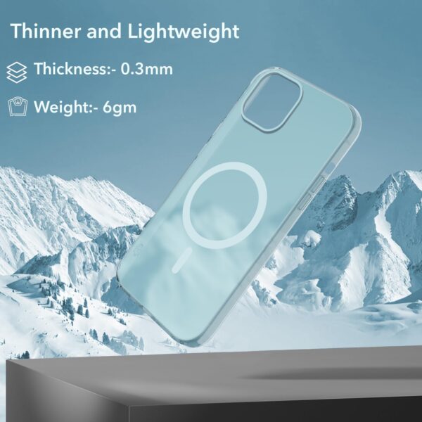 Jkobi Back Cover Case for Apple iPhone 13 (Frosted Matte Fee...