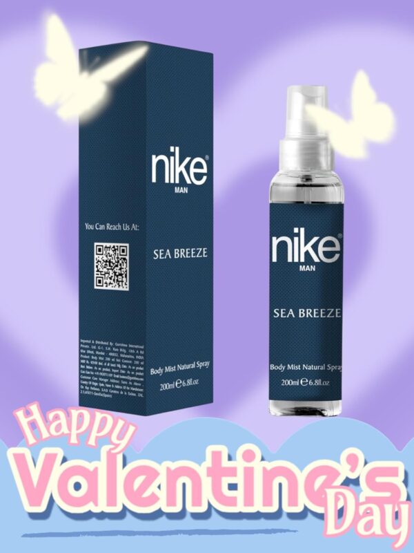 Nike Sea Breeze Body Mist for Men, 200ml, Aqua Fragrance Spr...