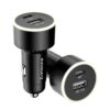 Ambrane 85W Car Charger, Mobile & Laptop Charging (MacBook &...