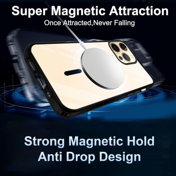 Jkobi Back Cover Case for Apple iPhone 12 Pro Max (Black Mag...