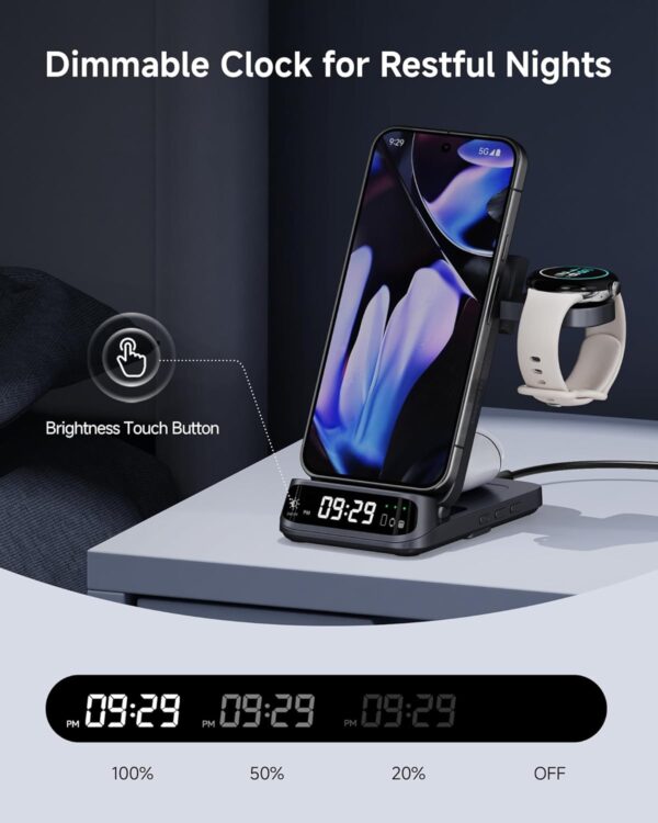 SwanScout Wireless Charger for Pixel Watch 3/2/Fitbit Versa ...