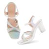 JM LOOKS Fashion Casual Block Heels Sandals With Solid Comfo...