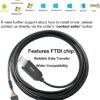 DTECH USB to TTL Serial Cable 3.3V 6 Pin UART Adapter Debug ...