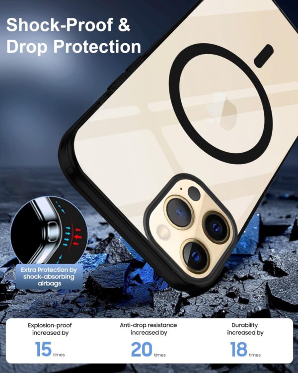 Jkobi Back Cover Case for Apple iPhone 12 Pro Max (Black Mag...