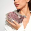 Tngan Women Mini Fish Clutch Luxury Rhinestones Purse Sparkl...