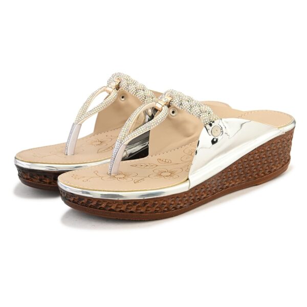 Centrino Women's Wedge Heel Sandals | Stylish Slip-On Sandal...