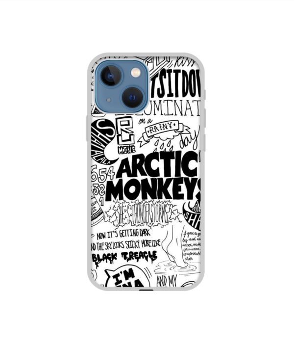 Casotec Arctic Monkeys Pattern Design Printed Silicon Soft T...