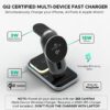 Amkette PowerPro Air 920, 3-in-1 Qi2 Certified 23W Magsafe W...