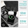 Ambrane 51W Fast Charging Car Charger, Dual Output 33W Type ...