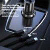 DUDAO R5PRON Premium Car Charger – Metallic Body, 3.4A Super...