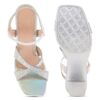 JM LOOKS Fashion Casual Block Heels Sandals With Solid Comfo...
