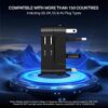 boAt Universal Adapter C10 Compatible with US, UK, EU & AU P...