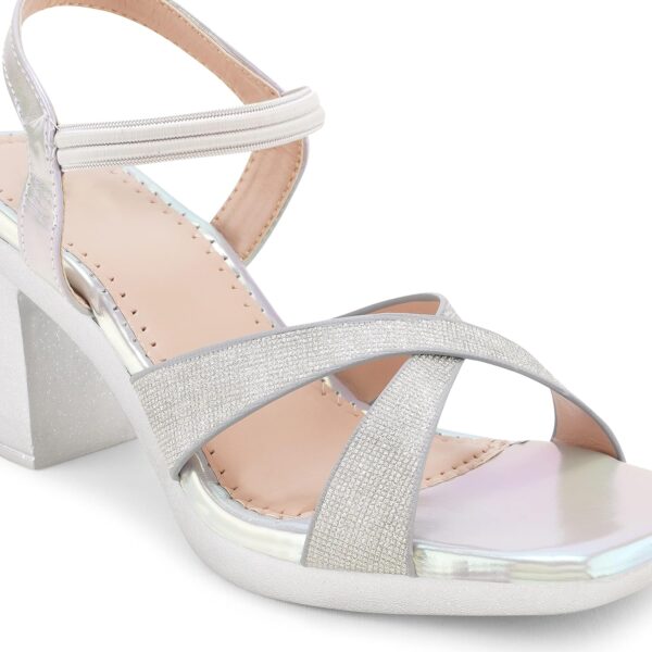 JM LOOKS Fashion Casual Block Heels Sandals With Solid Comfo...