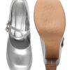 JM LOOKS Women's Mary Jane Pumps Double Strap Chunky Block H...