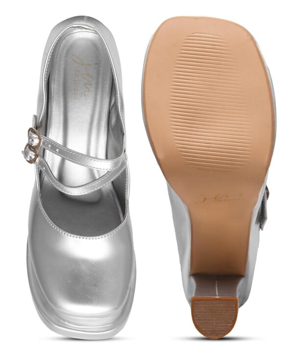 JM LOOKS Women's Mary Jane Pumps Double Strap Chunky Block H...