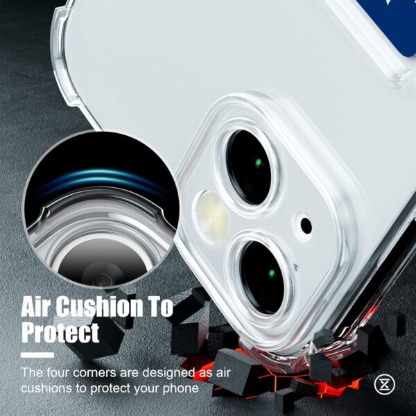 Casotec Premium Shockproof Transparent TPU Back Case Cover w...