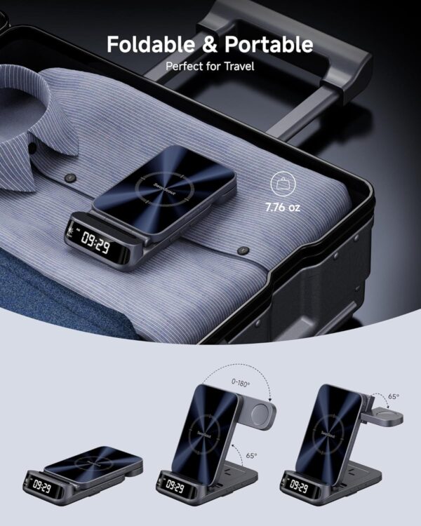 SwanScout 708S Wireless Charging Station for Samsung S25/Wat...