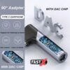 FASTX® 90 Degree USB C Type c to 3.5mm Audio Jack Converter ...