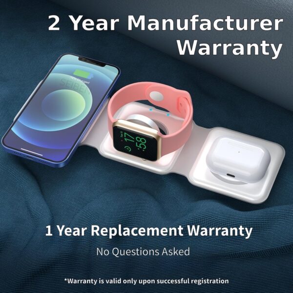 3 in 1 Magnetic MagSafe Foldable Wireless Charger for iPhone...