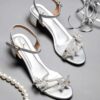Froh Feet Butterfly Heels Heeled Sandals Rhinestone Crystal ...
