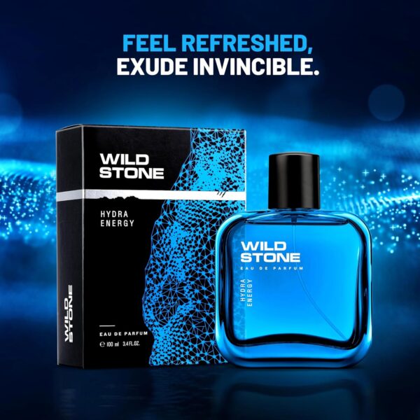 Wild Stone Hydra Energy Eau De Parfum for Men, 100ml | Long-...