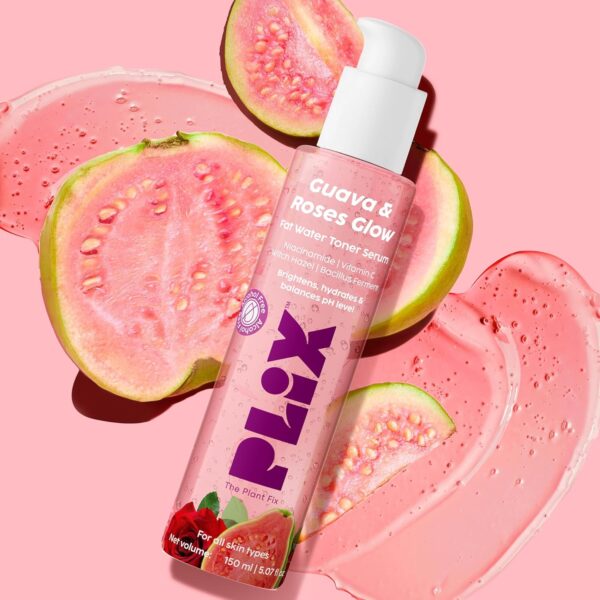 PLIX - THE PLANT FIX Guava & Roses Glow Fat Water Toner Seru...