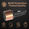 Duracell 36W Fast Car Charger Adapter with Dual USB Port. Qu...